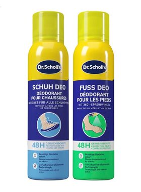 意大利进口爽健Scholl脚部护理喷雾除脚臭鞋臭止脚汗男女150ML
