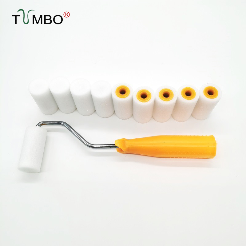 工厂直销跨境2寸直径2.5cm油性海绵滚筒刷涂鸦绘画补漆修边无死角