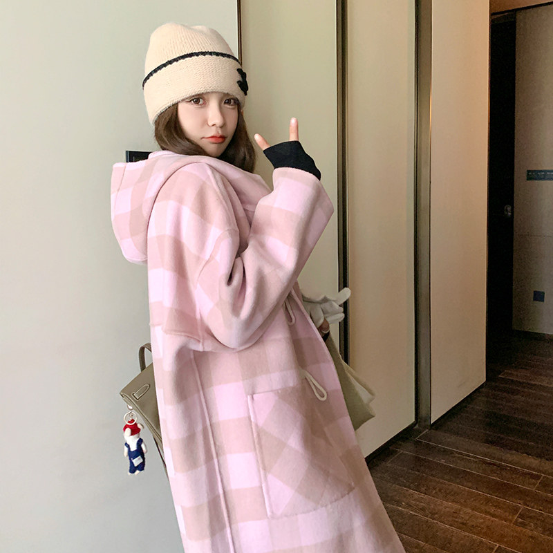 双面羊绒大衣外套女2D115-A83-P295-K418,女装毛呢外套,2D115