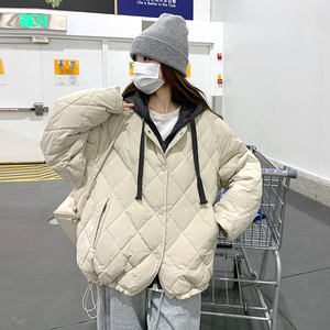 50羽绒服假两件女外套2D115-C272-P265-K388图片