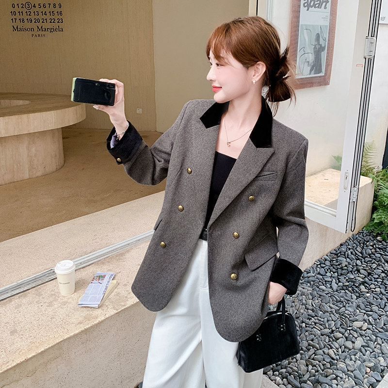 西装外套女2D115-C769-P175-K268,女装短外套,2D115