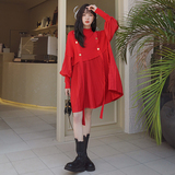 双色毛衣连衣裙女2D115-205-p145-k198，女装连衣裙，2D115
