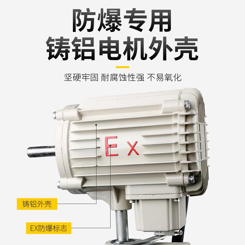 新款防爆摇头风扇BTS-500/750壁式落地式220 380V防爆电风扇包邮