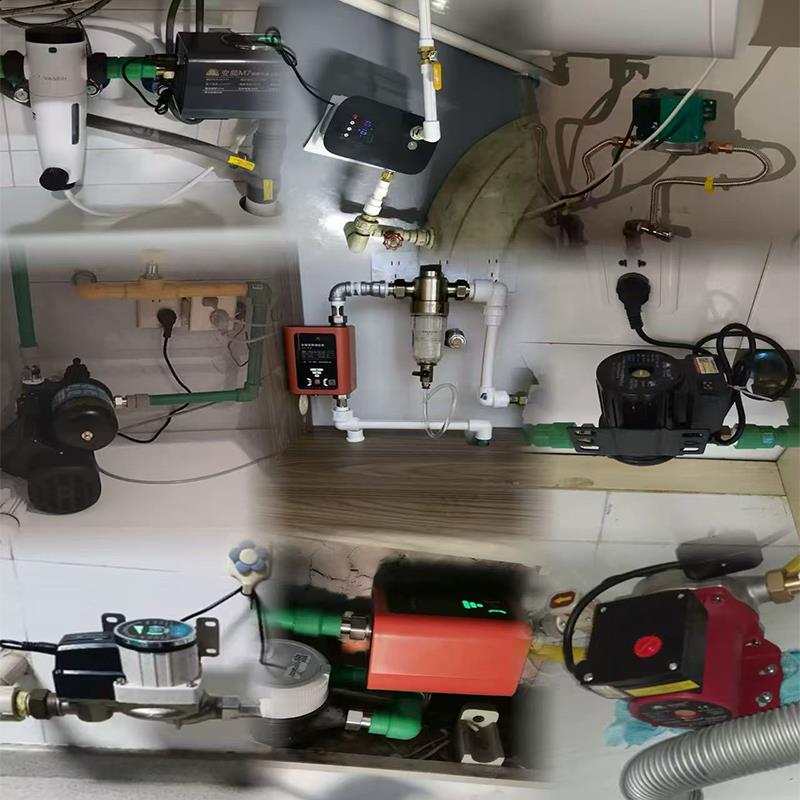 新款上海增压泵家用全自动静音燃气热水器自来水管道小包邮