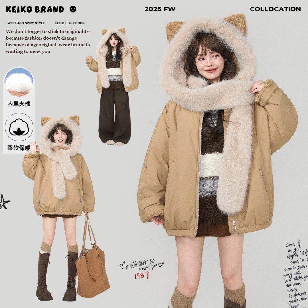 KEIKO/凯莉欧聚酯纤维宽松
