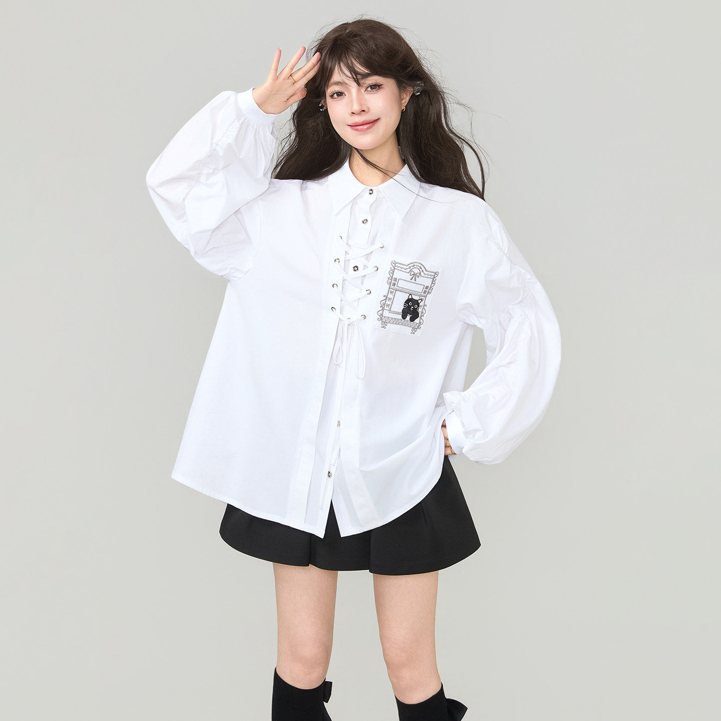 KEIKO/凯莉欧宽松型少女风长袖