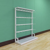 袜子架子货架展示架靠墙中岛手机壳饰品袜挂架落地多功能拖鞋 架子