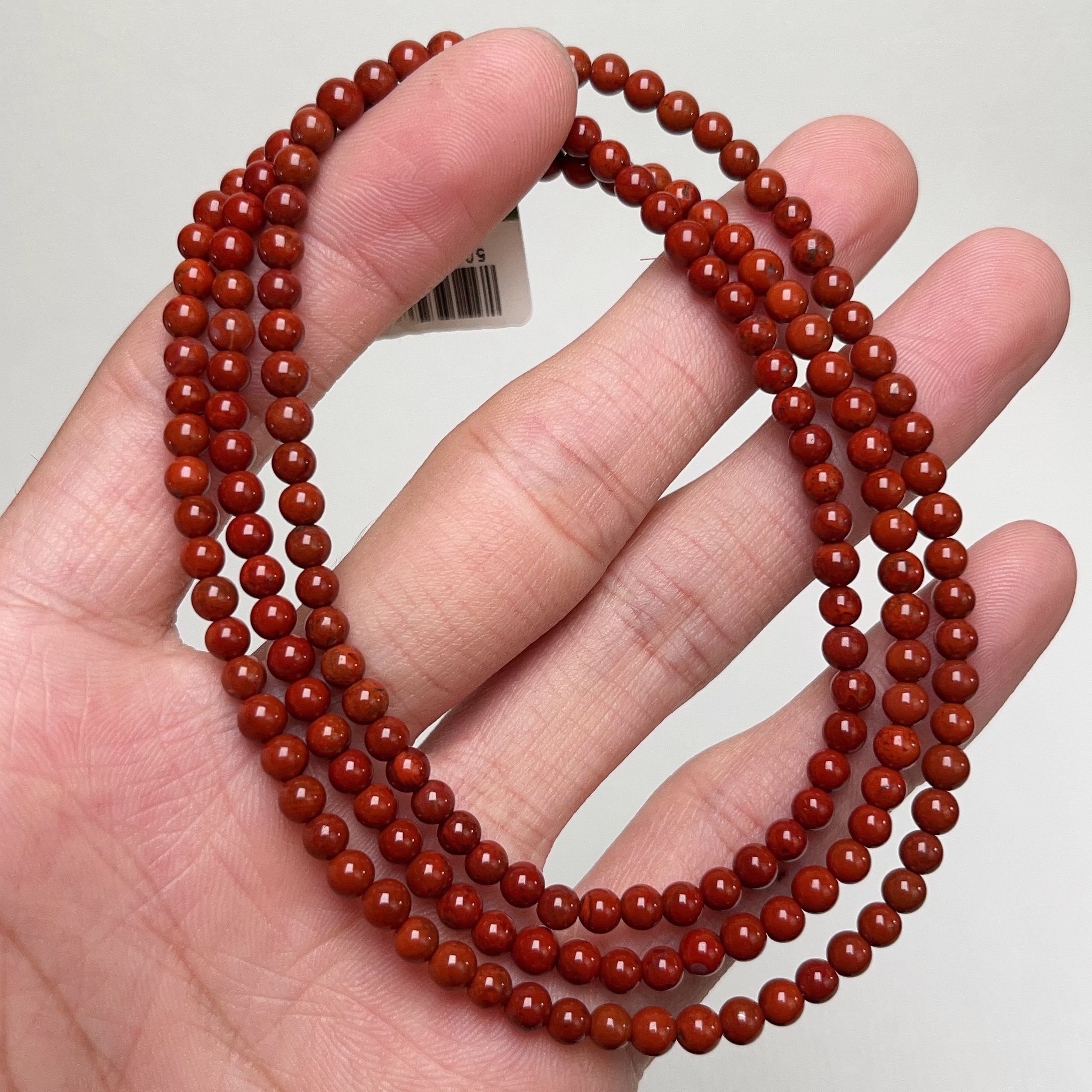 035C03凉山瓦西料南红柿子锦多圈手串