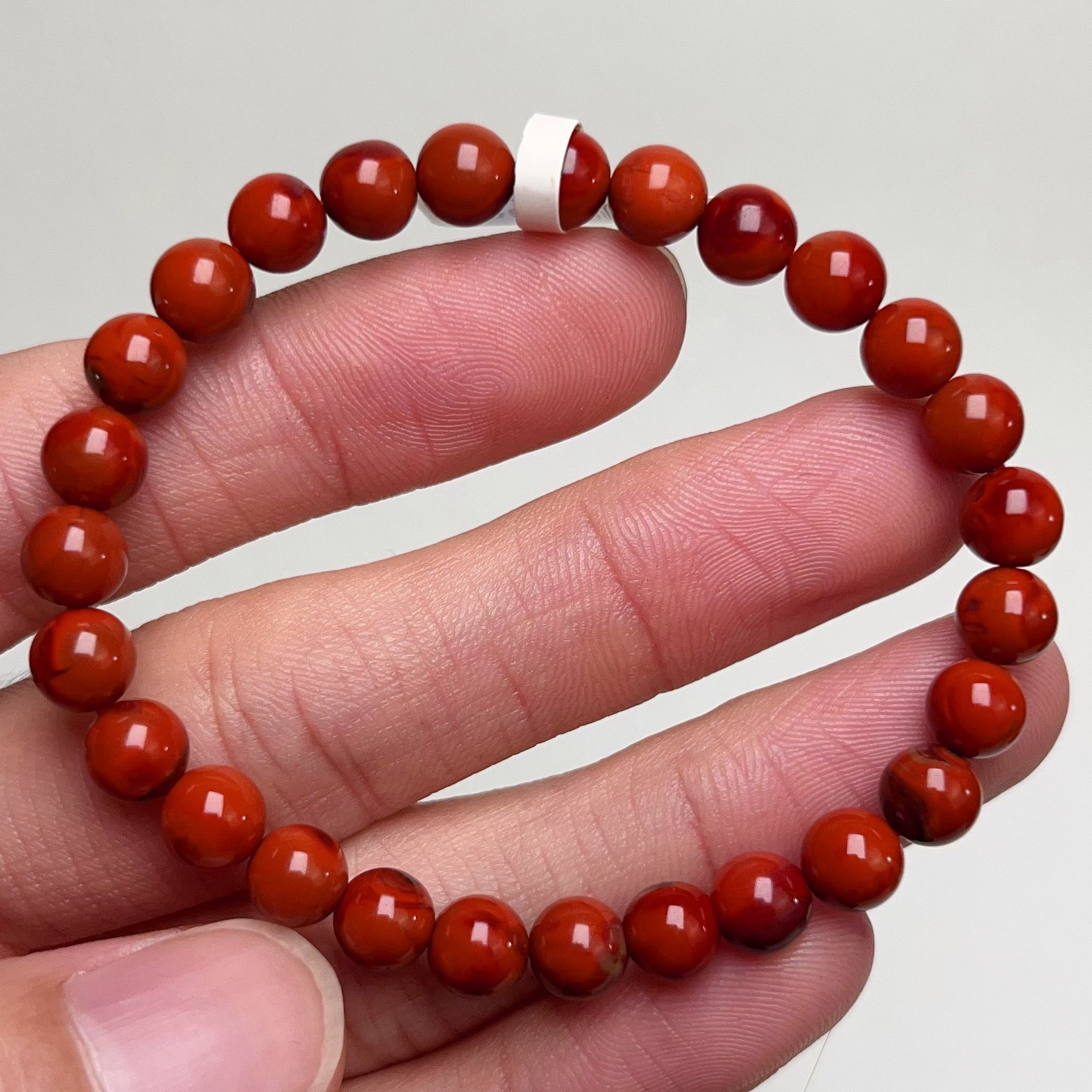 289A1凉山九口料南红鸡血包浆单圈手串