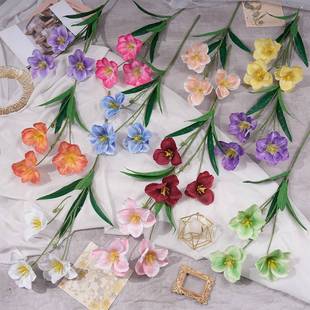 天津市武清区莫奈花语工艺品厂3D郁金香仿真假花婚庆用花束成品人