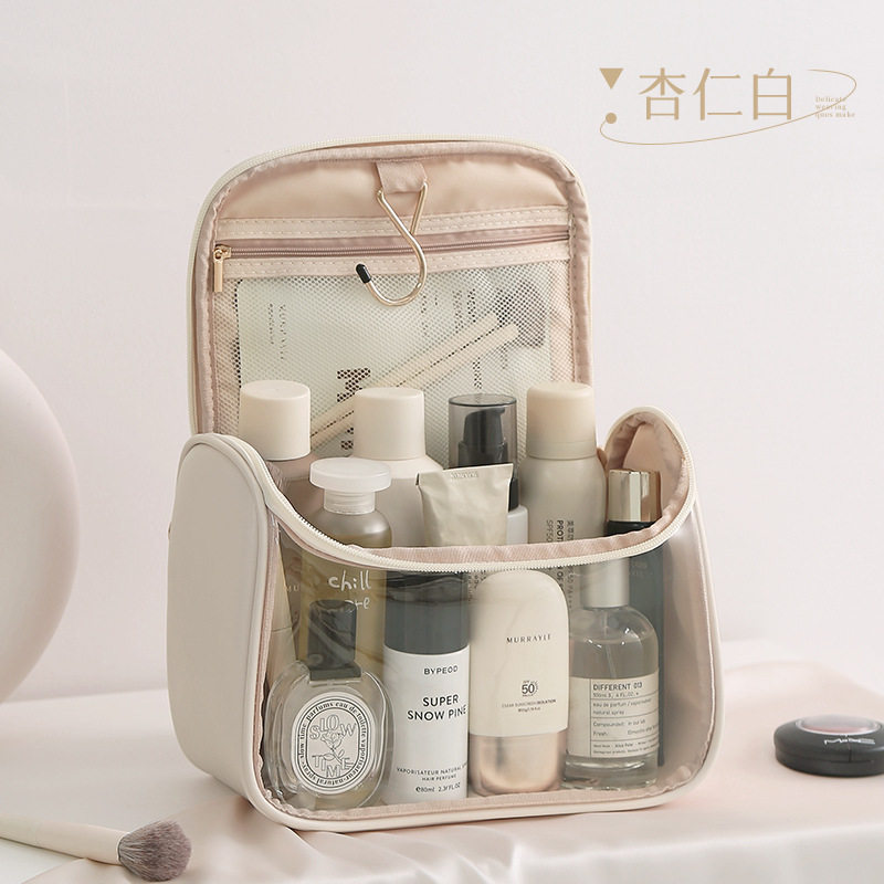 赵露思同款云朵化妆包洗漱包ins 简约高级感大容量悬挂化妆品收纳
