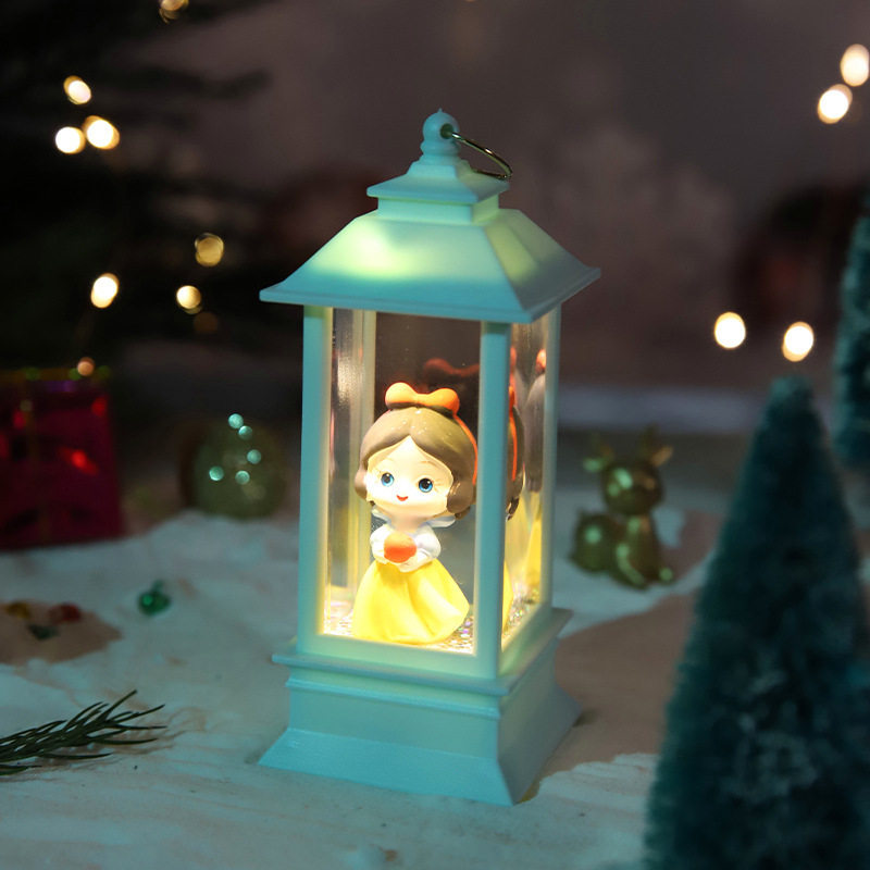 크리 에이 티브 눈송이 크리스탈 바람 랜턴 판타지 동화 공주 천사 로리타 소녀 램프 장식 크리스마스 생일 선물