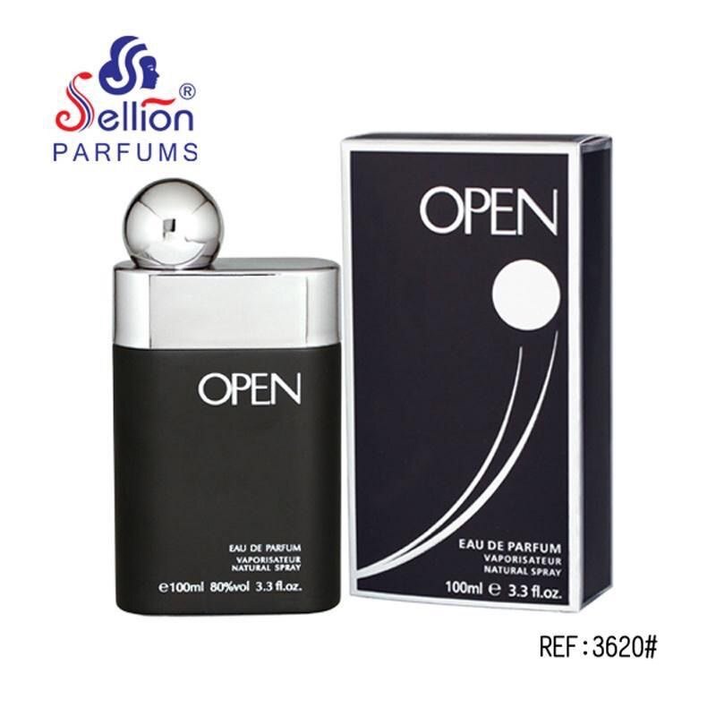 国产正品雪尔妮兰sellion外贸时尚男士持久淡香OPEN展现香水100ml