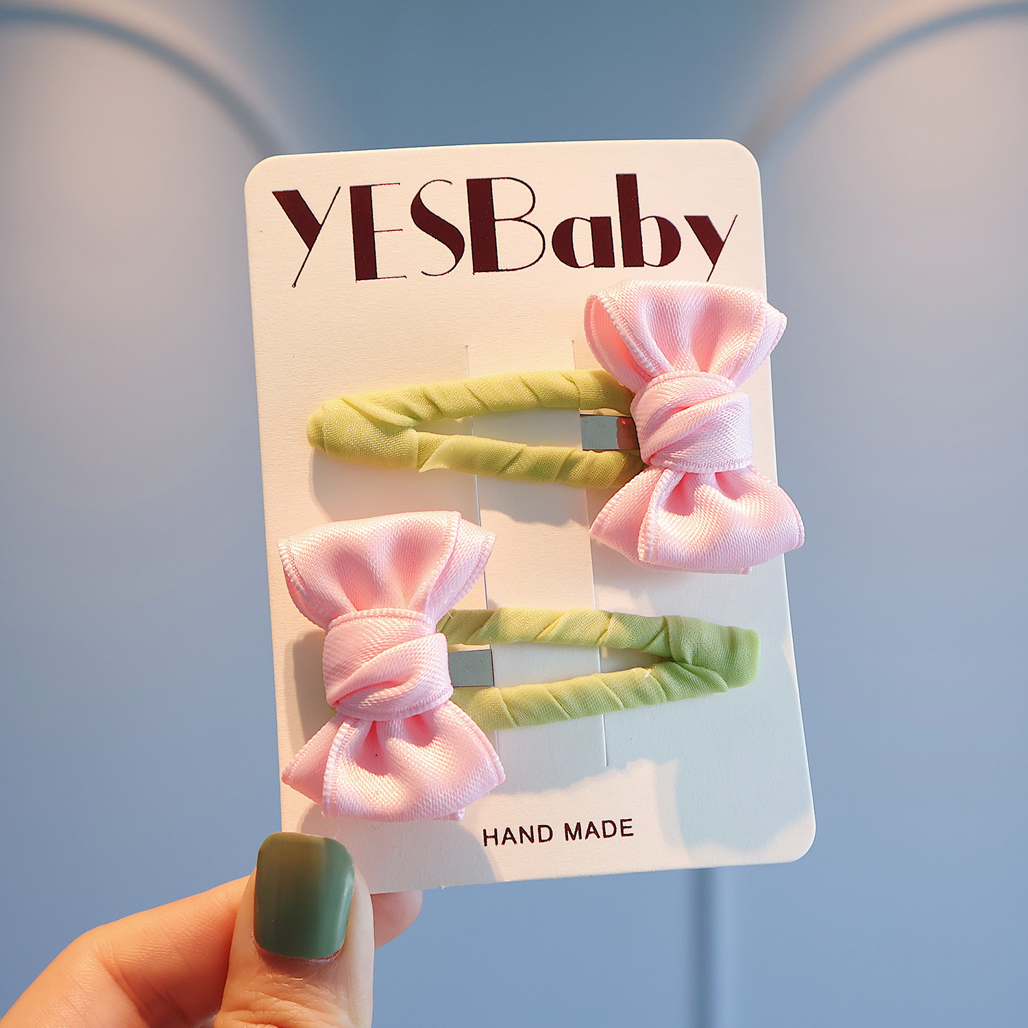 韩系可爱百搭蝴蝶结发夹女童公主甜美BB夹前碎刘海夹儿童碎发头饰