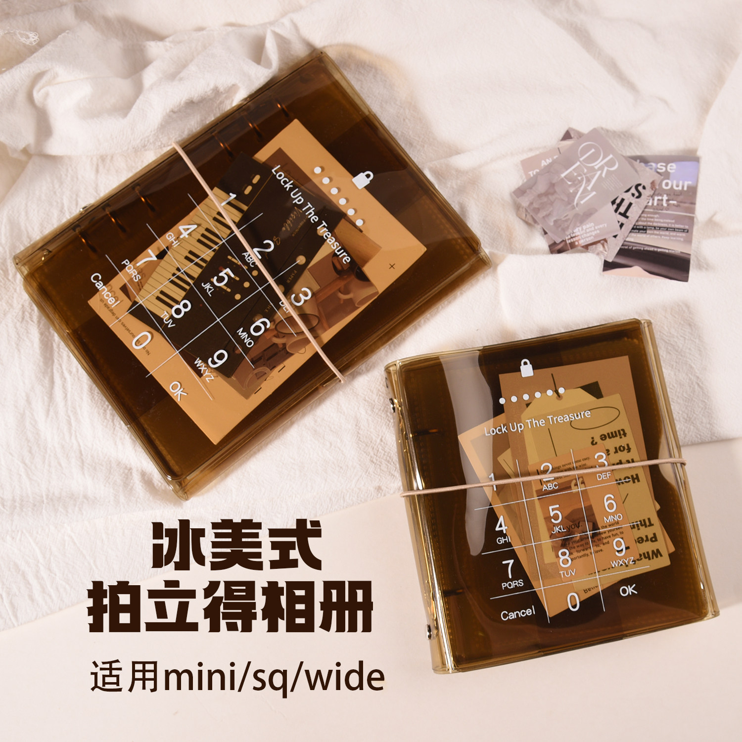 拍立得mini/sq/wide宽幅相册本图片