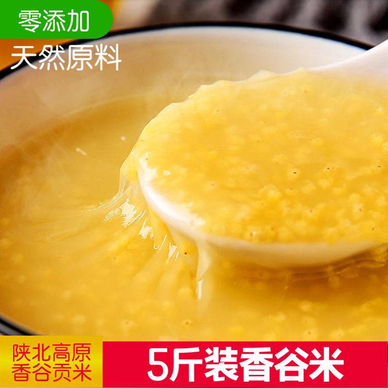 新黄小米孕妇食用香小米宝宝吃油米老人养早餐粗五谷杂粮5斤装