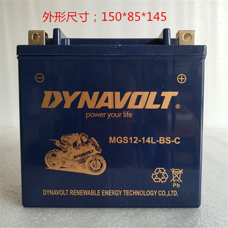 猛狮摩托电瓶YTX12v14L哈雷883哈雷X48硬汉1200纳米胶体12v蓄电池-封面