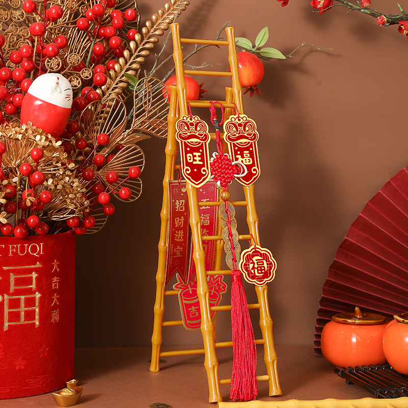乔迁梯子摆件新居装饰步步高升