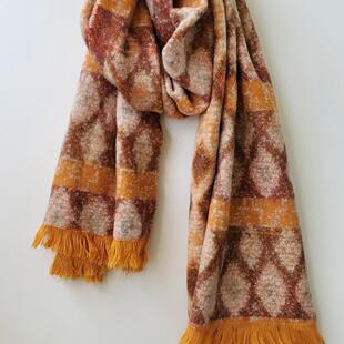 LOLA冬季 女士保暖围巾加厚披肩 西班牙轻奢BIMBA