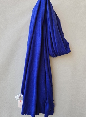 Espt秋冬女士围巾欧美风纯色保暖披肩