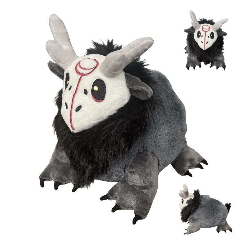 暗黑风森林恶魔羊毛绒公仔