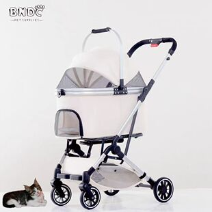 benedict/宠物推车一键收车分离手推车溜狗狗猫咪小型轻便可折叠