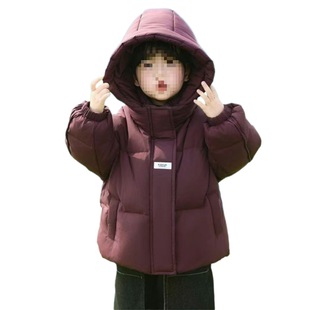 宝宝冬款加厚保暖羽绒服儿童冬季新款男童加厚纯白鸭绒羽绒服连帽