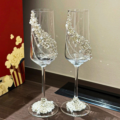 敬酒杯新人创意diy材料包手工