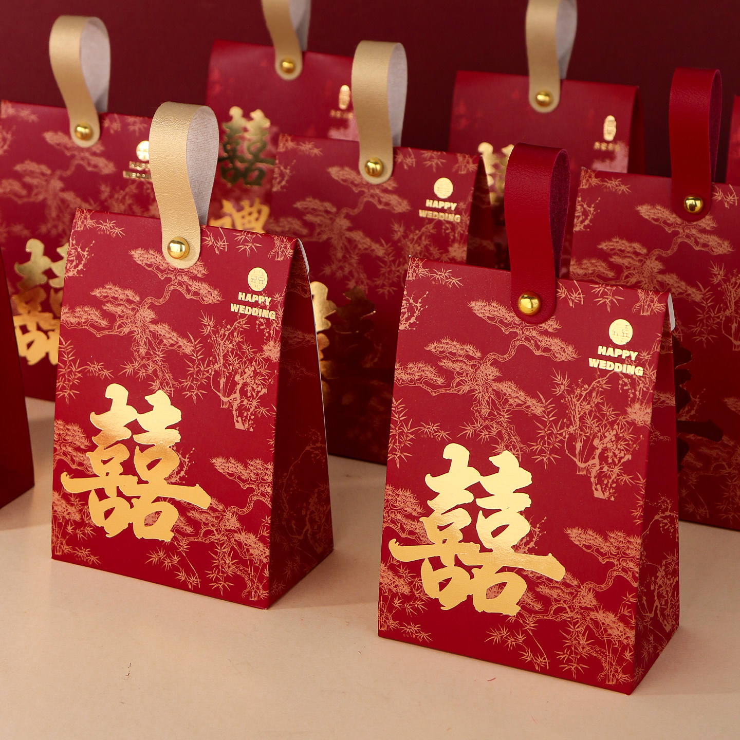 喜糖盒子结婚专用批发2026新款婚礼糖果伴手礼盒空盒包装盒喜糖袋