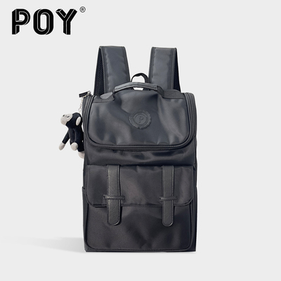 POY®笔记本电脑包男女士简约商务高级感大容量背包双肩包 隔层可放14寸15.6寸16寸 适用于苹果联想华为