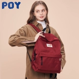 POY Ранец, сумка через плечо, бордовый рюкзак, подходит для студента