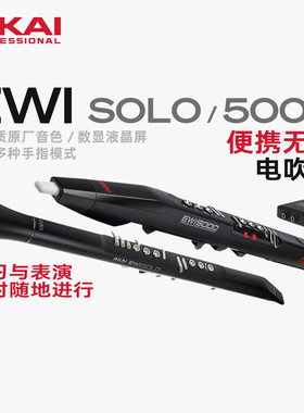 AKAI雅佳日本EWI Solo 5000经典电吹管独立发声自带音色硅胶吹嘴