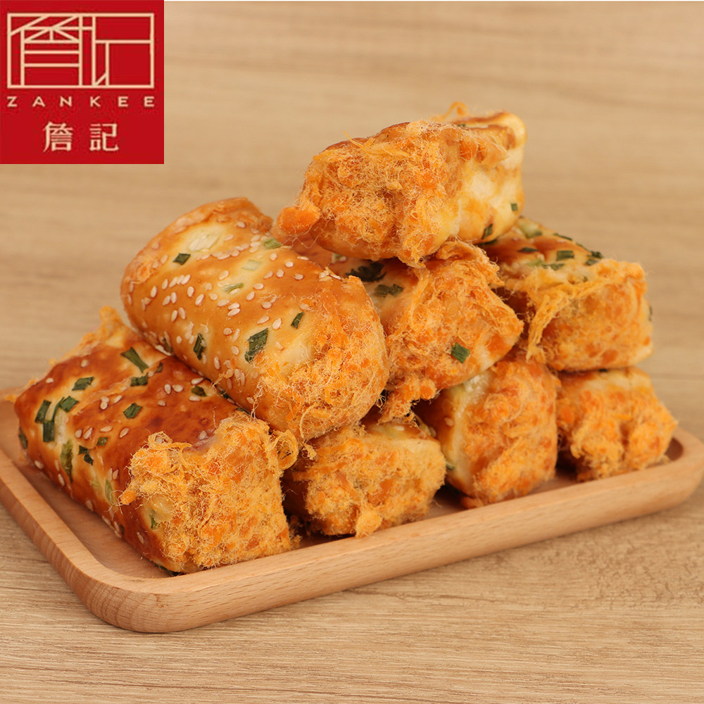 正宗詹记宫廷桃酥王合肥特产糕点点心现做现发盒装古早松松卷