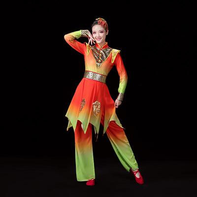 高档成人开场舞打鼓服腰鼓队锣鼓舞蹈舞龙服装广场舞中国风服演出