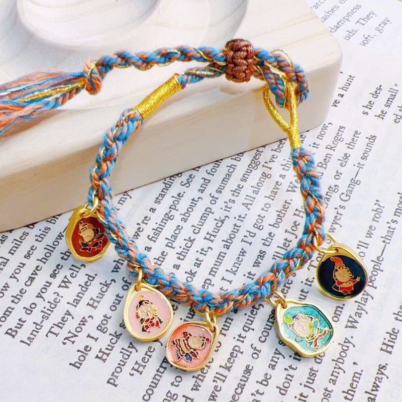 新中式手绳手工编织红绳藏式五路财神手链复古民族风手绳男女款,饰品/流行首饰/时尚饰品新,银饰手链,淘宝优惠券,粉丝福利购,淘宝优惠卷