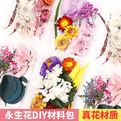 永生花diy材料包干花玫瑰