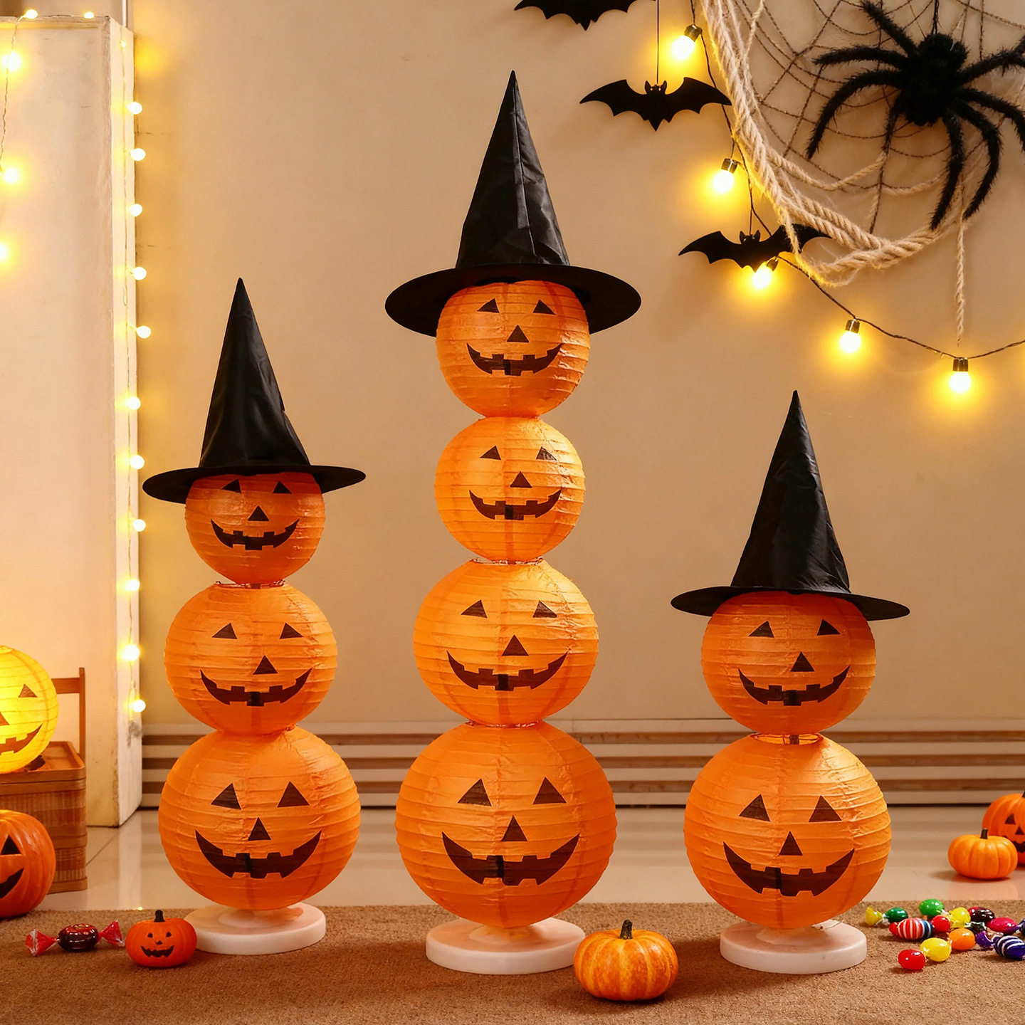 万圣节礼物手工diy南瓜挂饰儿童制作材料包幼儿园活动装饰品道具,节庆用品/礼品,节庆布艺用品,淘宝优惠券,粉丝福利购,淘宝优惠卷