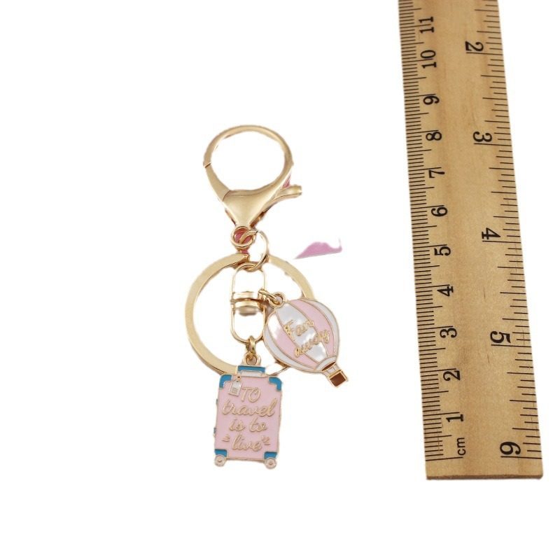 ins风少女飞机热气球旅行邮票书信钥匙扣挂件送闺蜜朋友小礼物,五金/工具,工业管道及配件,淘宝优惠券,粉丝福利购,淘宝优惠卷