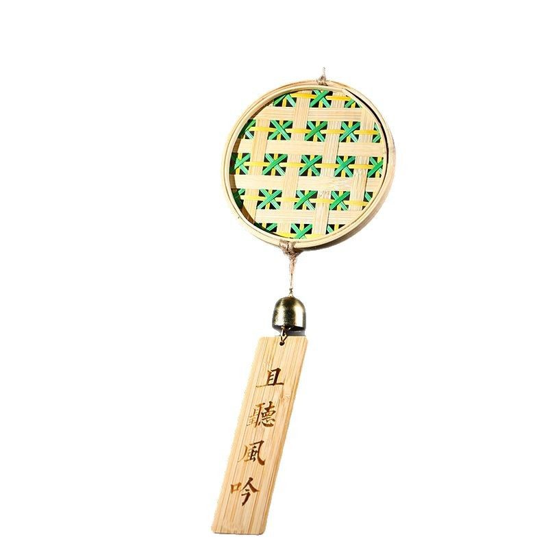 教师节手工diy非遗竹编风铃材料包铃铛挂饰团建沙龙暖场活动礼物,特色手工艺,竹编/竹雕,淘宝优惠券,粉丝福利购,淘宝优惠卷