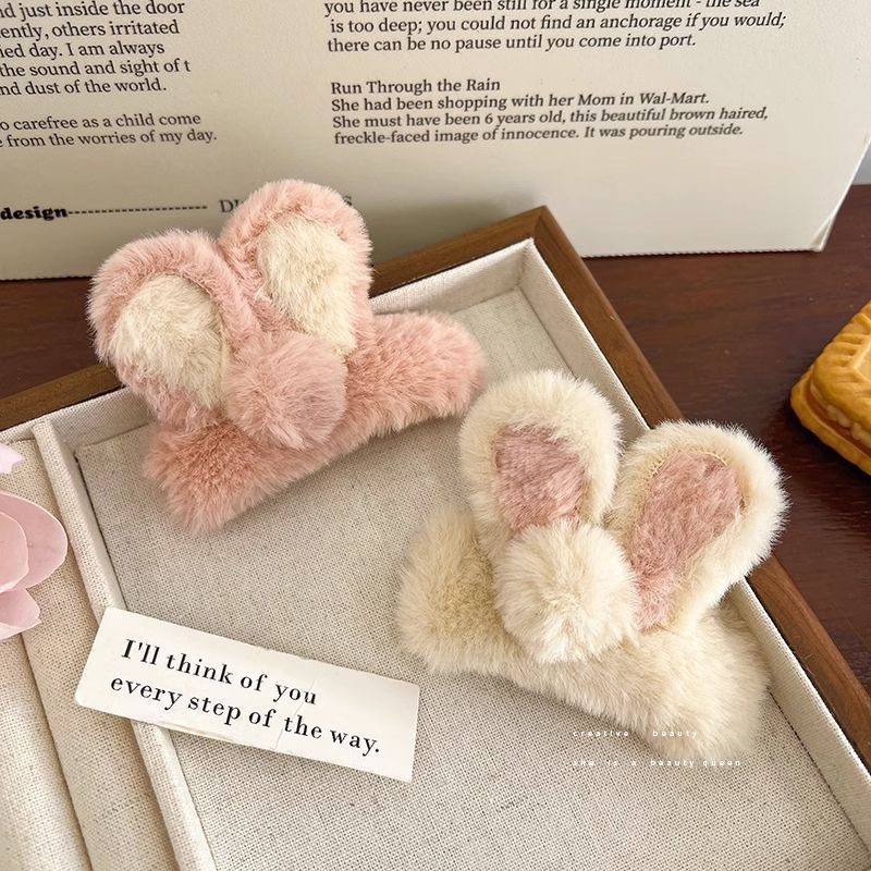 超萌小兔子发夹女毛茸茸兔耳朵侧边刘海夹bb夹毛毛发卡边夹发饰品,玩具/童车/益智/积木/模型,早教闪卡/潜能开发卡,淘宝优惠券,粉丝福利购,淘宝优惠卷