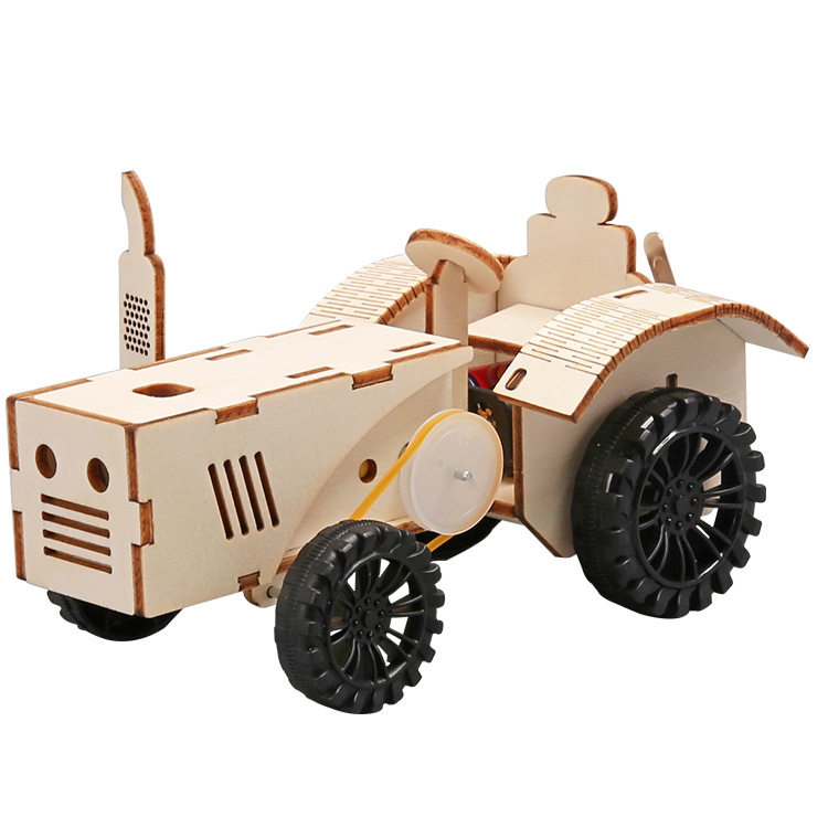 拖拉机耕地机小学生科学diy科技小制作儿童手工拼装steam科教玩具,商务/设计服务,玩具/玩偶设计,淘宝优惠券,粉丝福利购,淘宝优惠卷