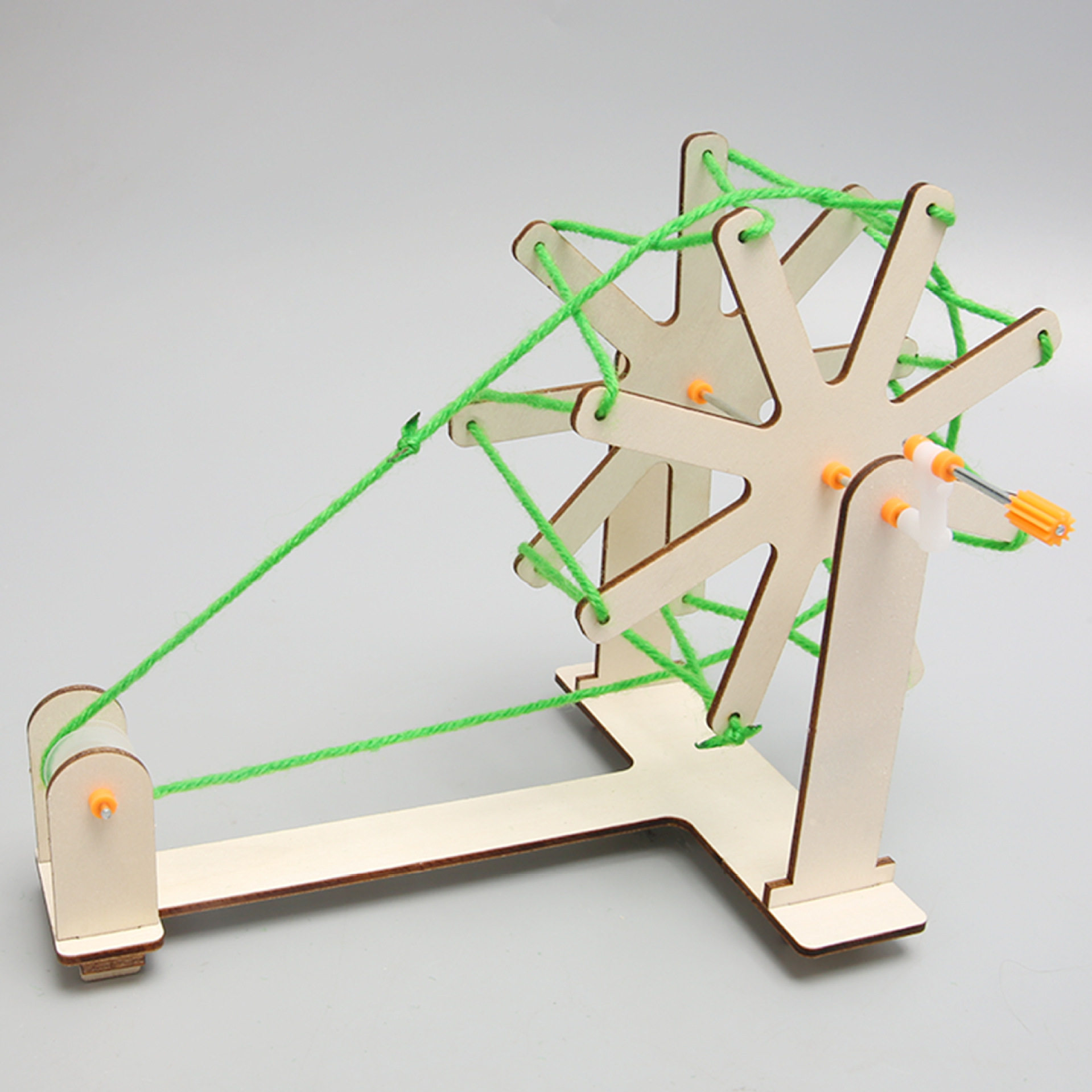 纺线机科技小制作儿童STEAM科学实验教玩具学生DIY手工材料包,商务/设计服务,玩具/玩偶设计,淘宝优惠券,粉丝福利购,淘宝优惠卷