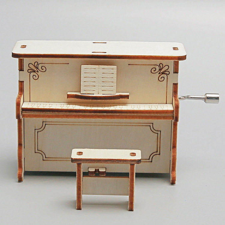 儿童手摇钢琴音乐盒小学生科技手工八音盒制材料DIY科学实验玩具,商务/设计服务,玩具/玩偶设计,淘宝优惠券,粉丝福利购,淘宝优惠卷