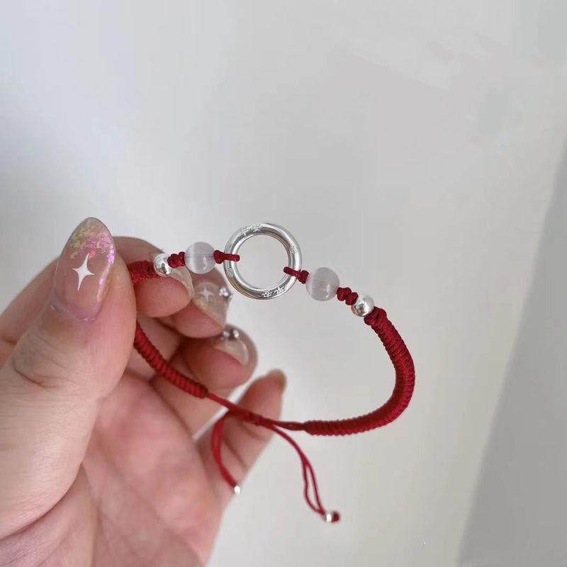 快手同款平安喜乐平安扣手工手链女红绳编织手串送闺蜜礼物,饰品/流行首饰/时尚饰品新,银饰手链,淘宝优惠券,粉丝福利购,淘宝优惠卷