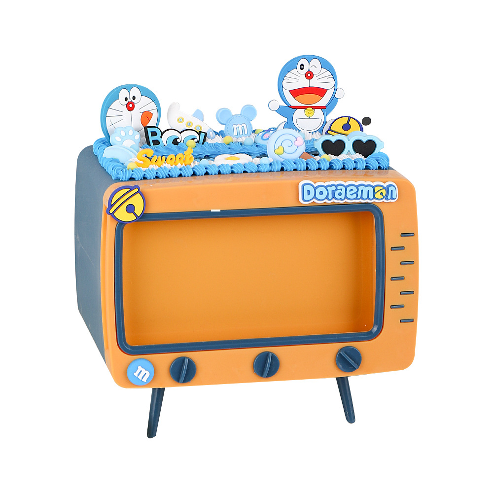 电视机创意多功能纸巾收