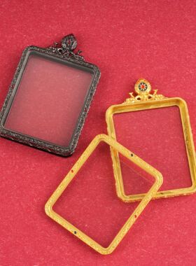 合金唐卡壳双鹿听经小面