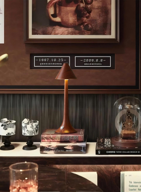 客厅边柜摆件中古风家居好物样板房接待区玄关装饰品软装陈列组合