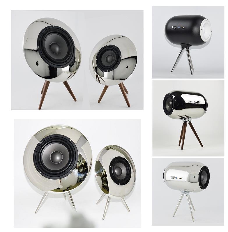 HiFi音箱低音炮发烧级家居装饰品客厅卧室书房设计师样板间意摆件