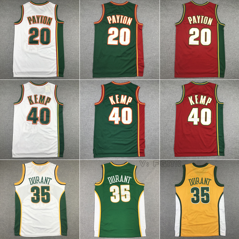 超音速佩顿/坎普/杜兰特复古球衣