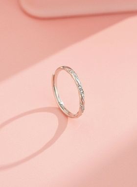 手饰七夕简约阿宝乌斯足银礼物